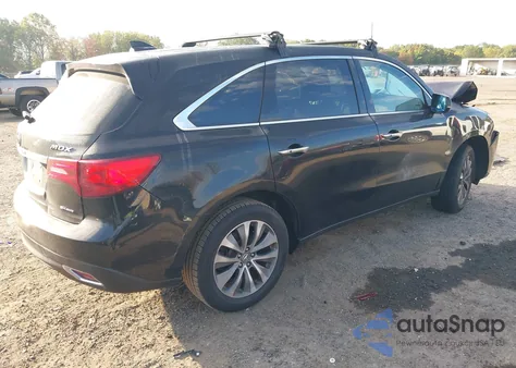 2015 Acura Mdx Technology Package из США, поврежденный, VIN 5FRYD4H44FB030987